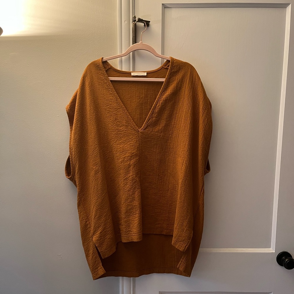 April Meets October “Easy Peasy Vest Caramel”